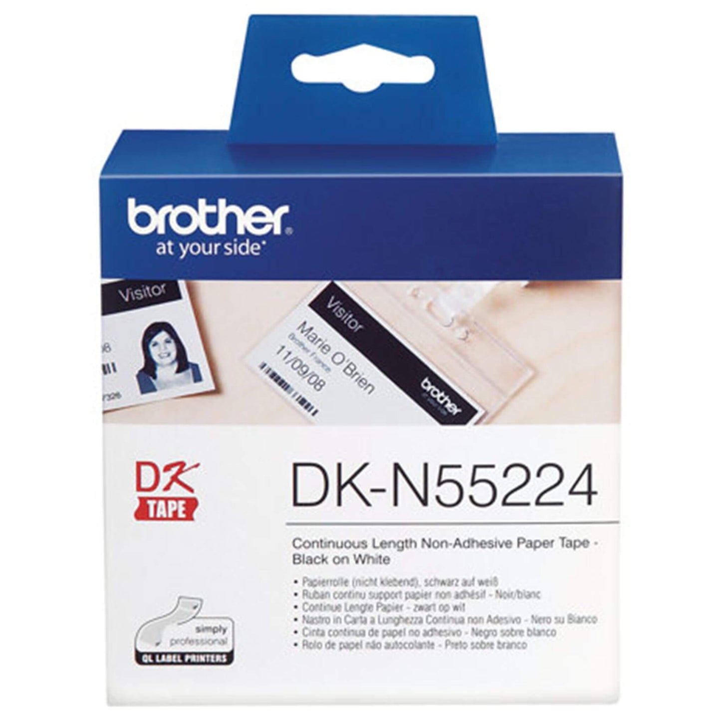 Paperinen tarranauha Brother DKN55224 | Finink.com