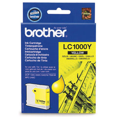 Keltainen mustepatruuna: Brother LC1000Y