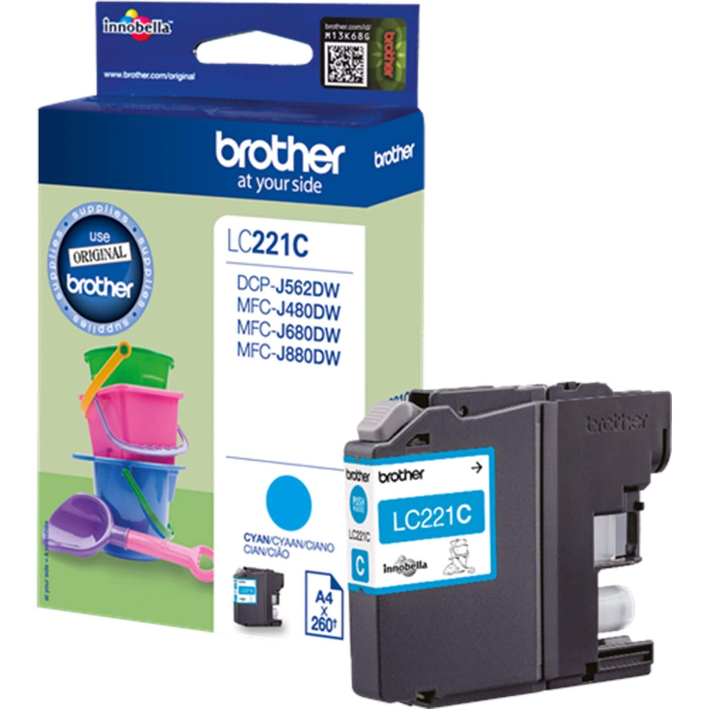 Cyan mustepatruuna: Brother LC221C | Finink.com
