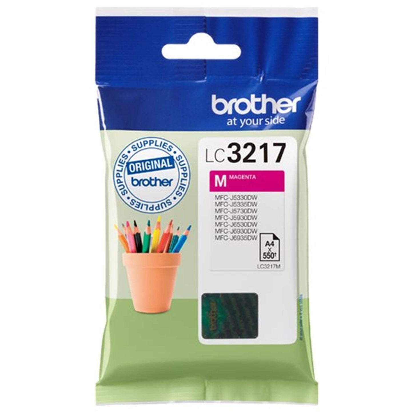 Magenta mustekasetti: Brother LC3217M | Finink.com
