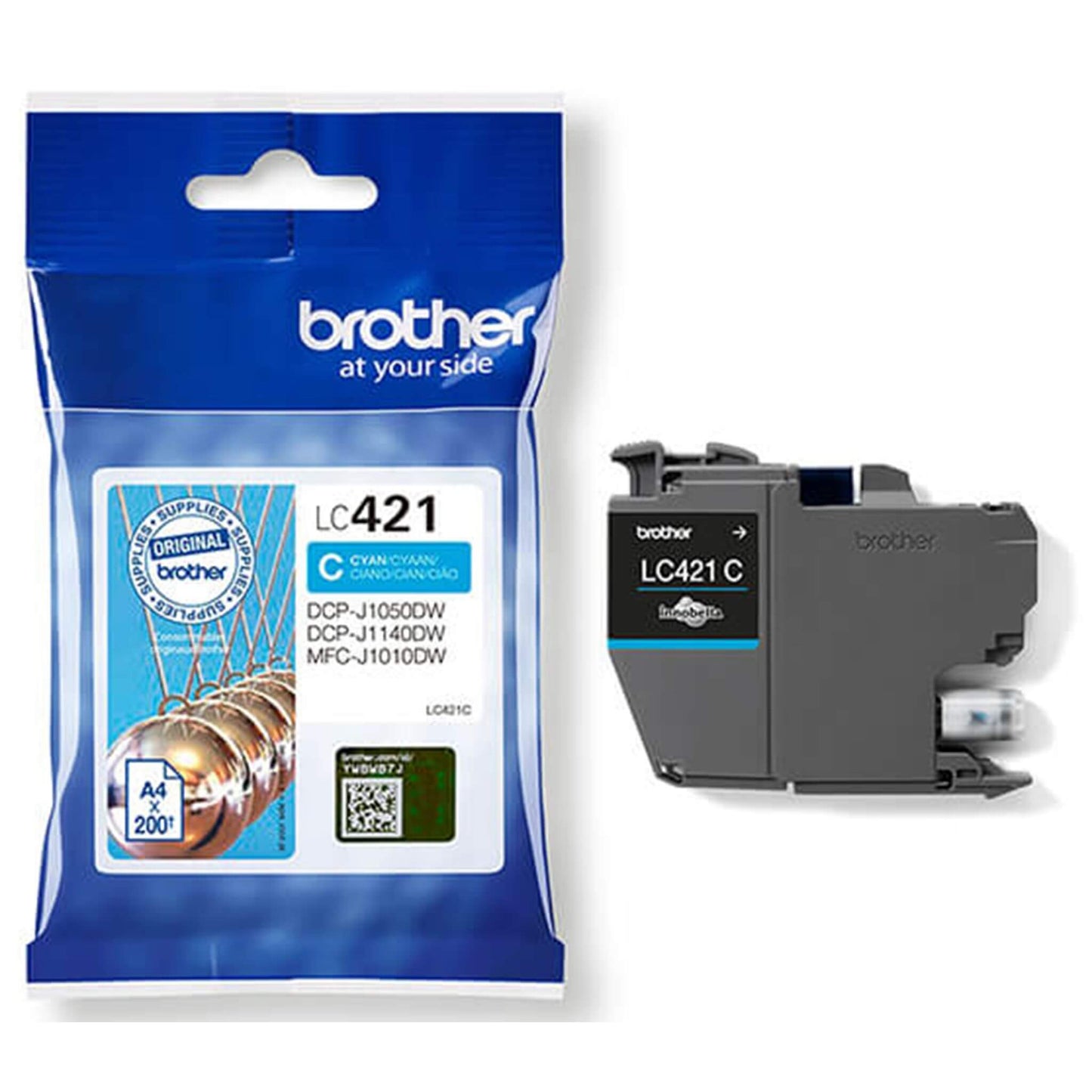 Cyan mustekasetti: Brother LC421C | Finink.com
