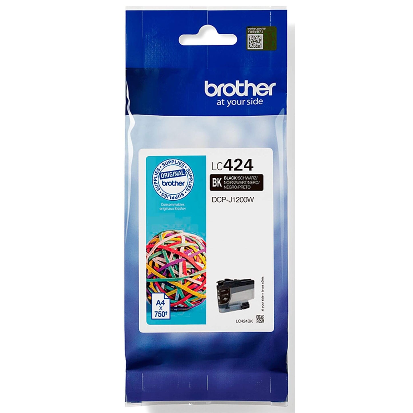 Musta mustekasetti: Brother LC424BK | Finink.com