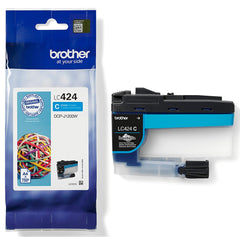 Cyan mustekasetti: Brother LC424C