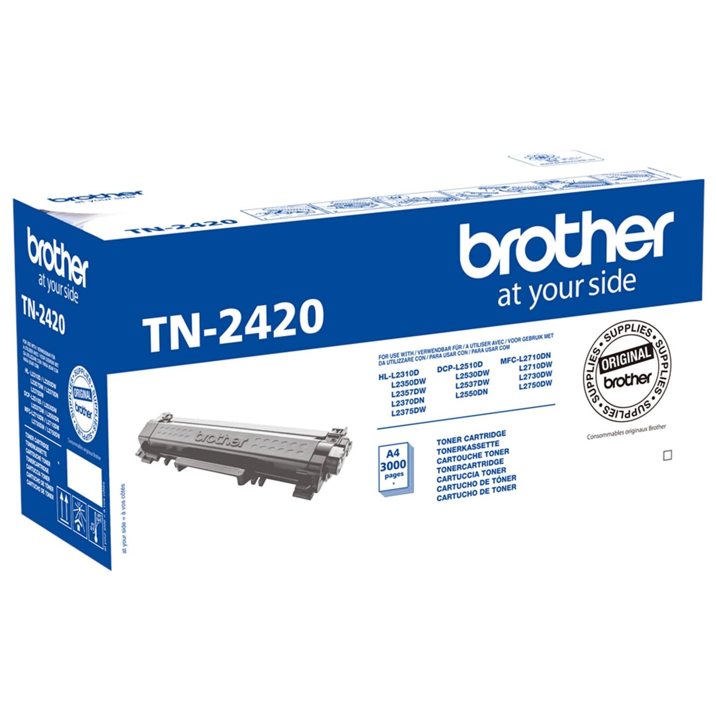 Musta värikasetti: Brother TN2420 | Finink.com