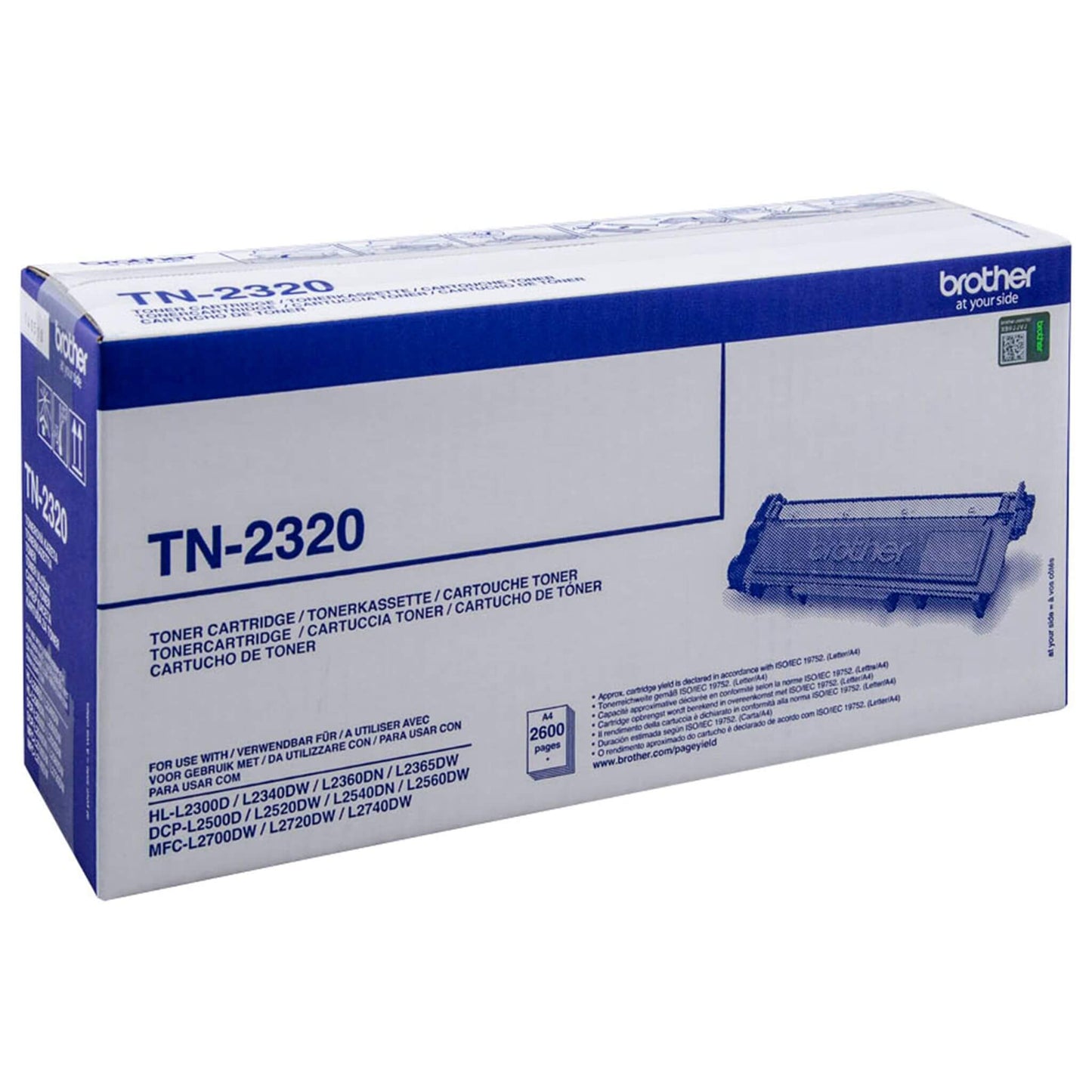 Musta värikasetti: Brother TN-2320 | Finink.com