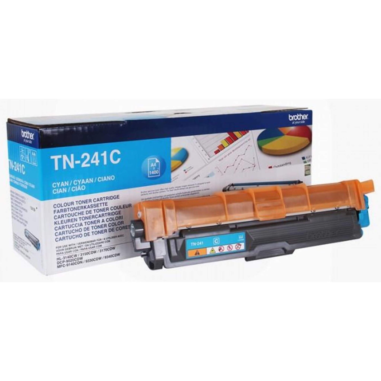 Cyan värikasetti: Brother TN241C | Finink.com