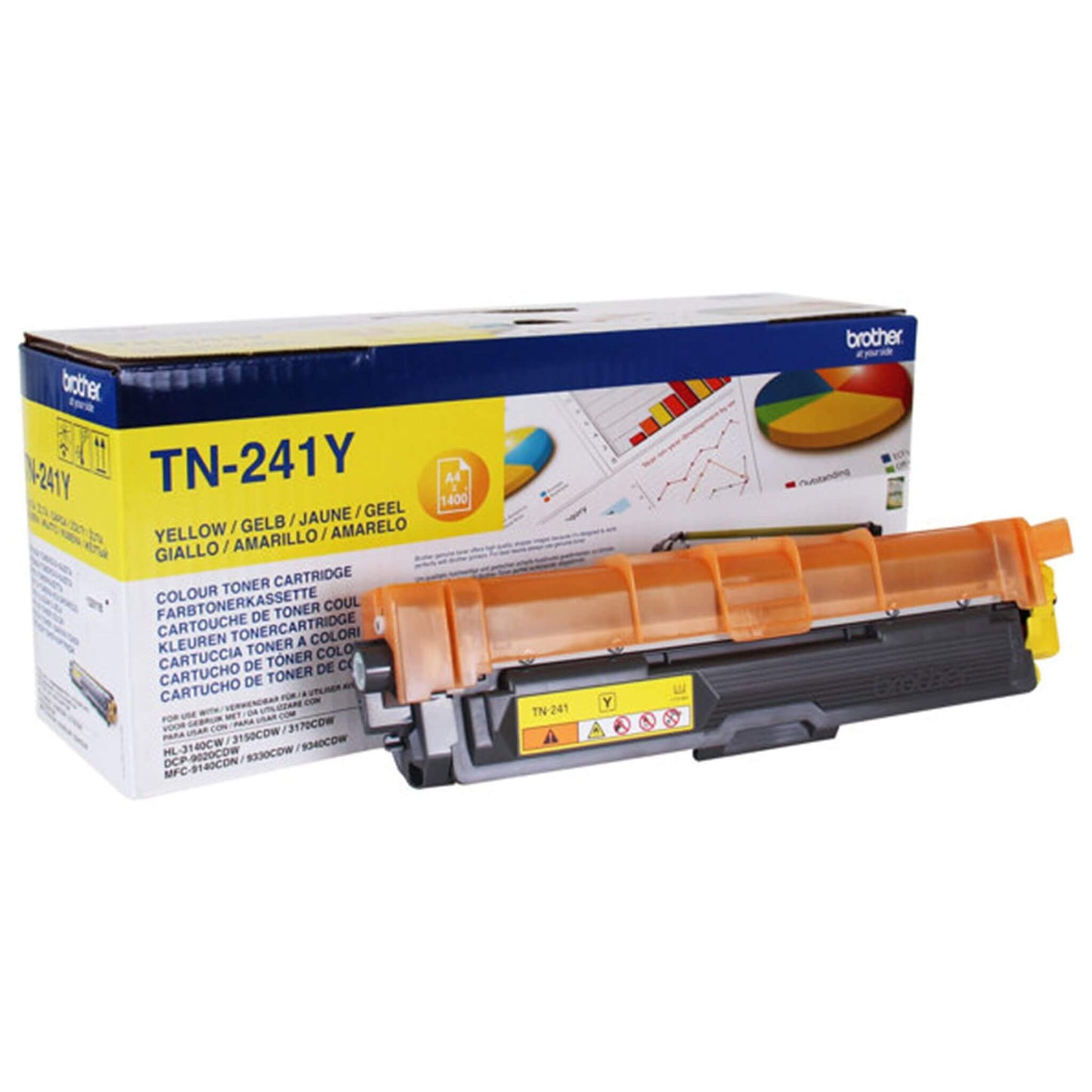 Keltainen värikasetti: Brother TN241Y | Finink.com