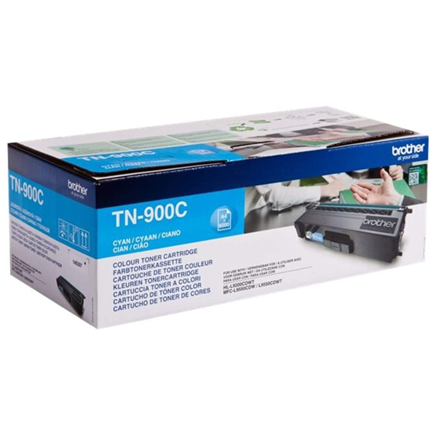 Cyan värikasetti: Brother TN900C | Finink.com