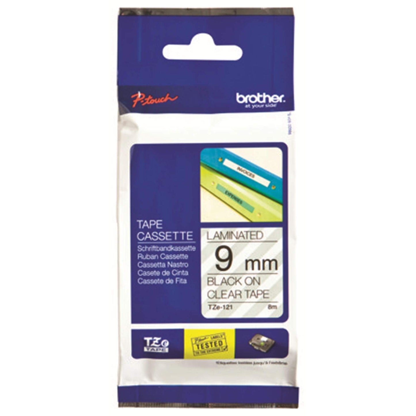 Laminoitu tarranauha Brother TZE121 | Finink.com