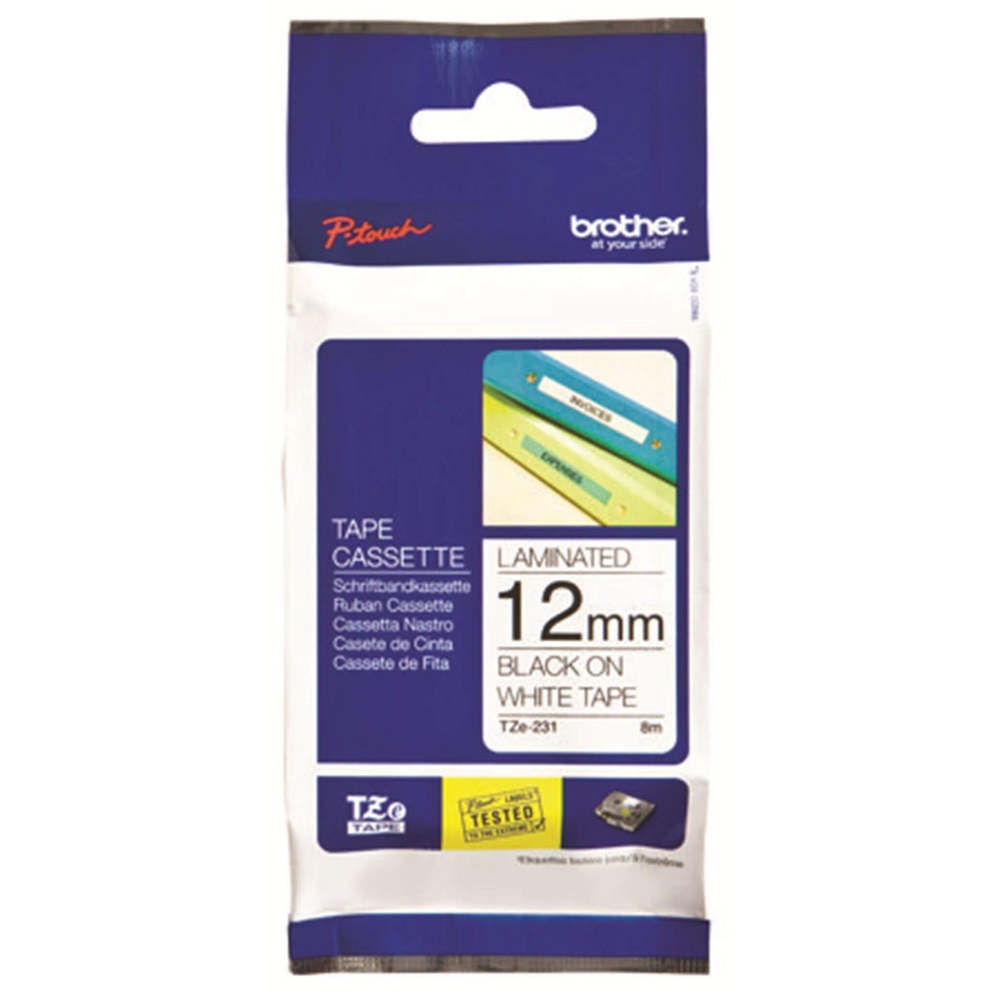 Laminoitu tarranauha Brother TZE231 | Finink.com