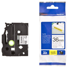 Brother TZeS261 laminoitu tarranauha, lujasti kiinnittyvä