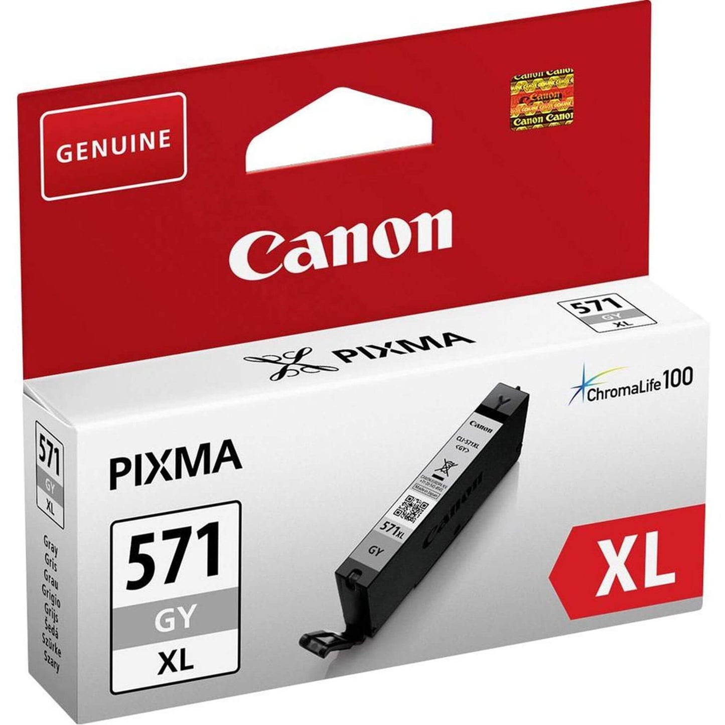 Harmaa mustepatruuna: Canon CLI-571GY XL | Finink.com