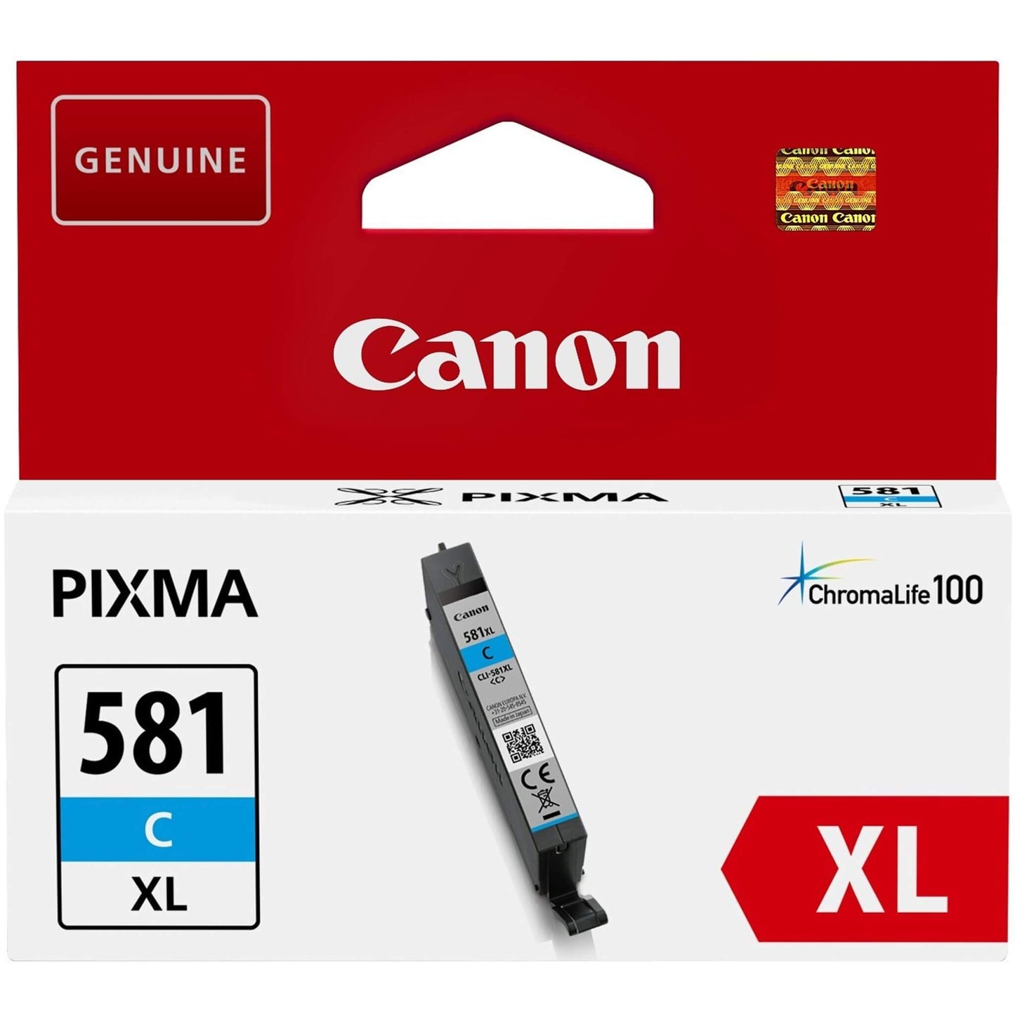 Cyan mustekasetti: Canon 2049C001 (CLI-581XL C) | Finink.com
