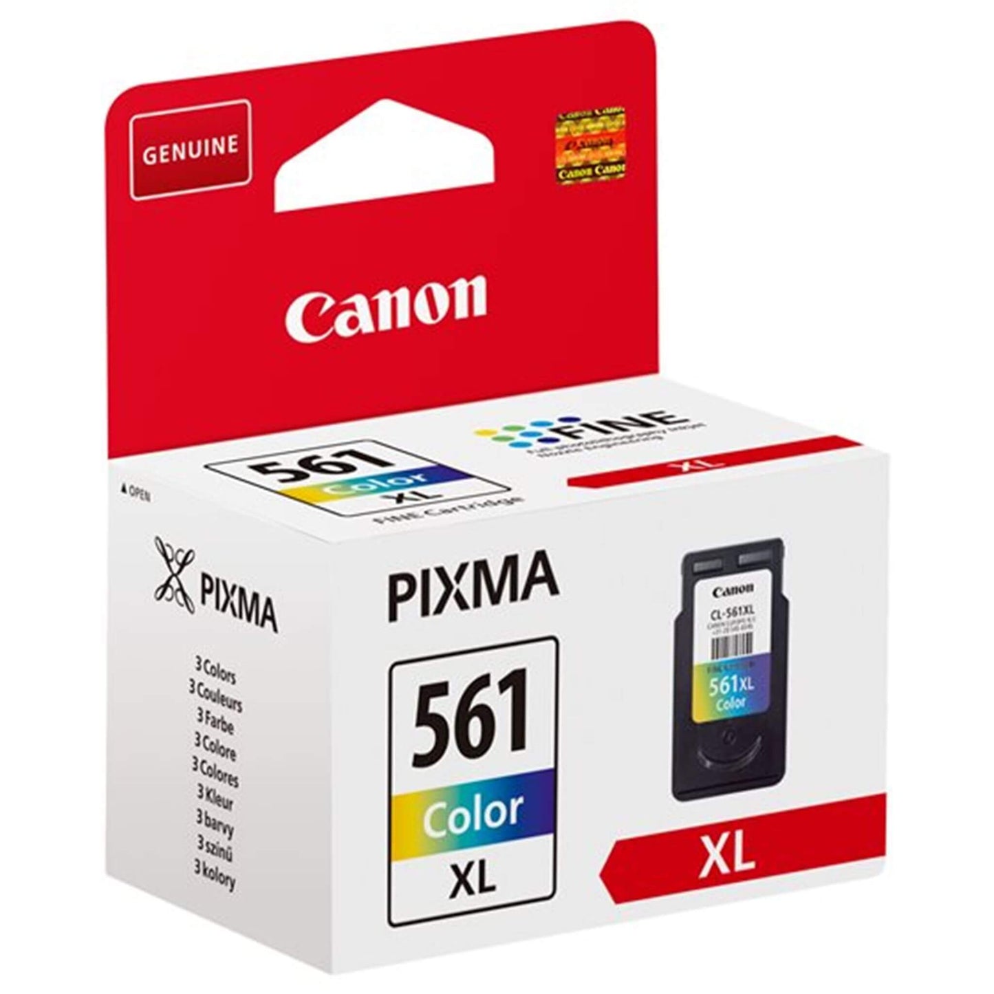 Kolmevärinen mustekasetti: Canon 3730C001 (CL-561XL) | Finink.com