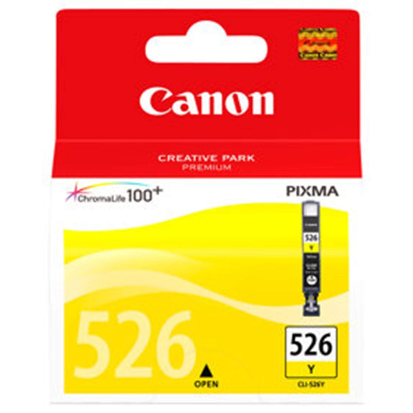 Keltainen mustepatruuna: Canon 4543B001 (CLI-526Y) | Finink.com