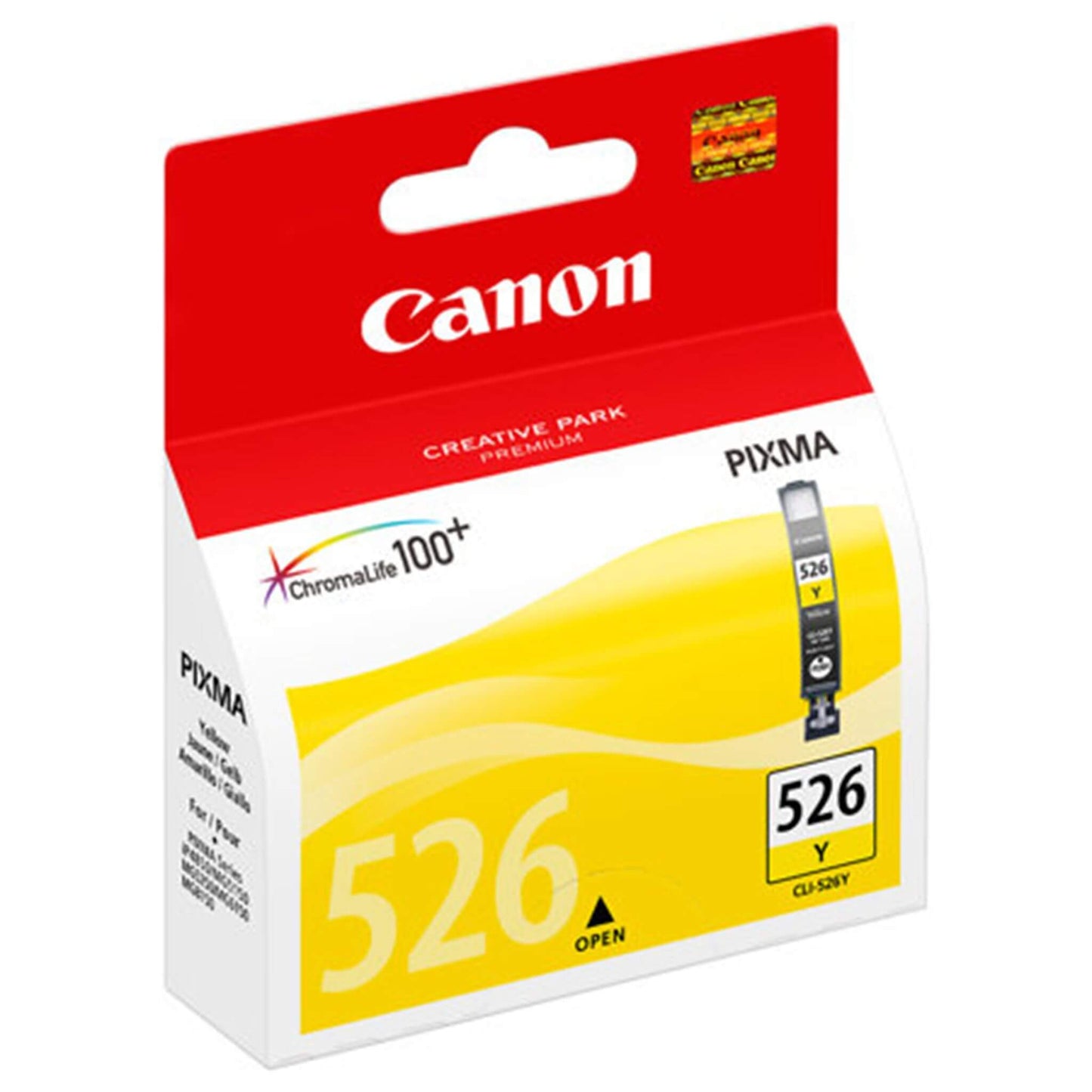 Keltainen mustepatruuna: Canon 4543B001 (CLI-526Y) | Finink.com