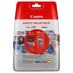 Multipakkaus neljä väriä: Canon 6443B006 (CLI-551XL)