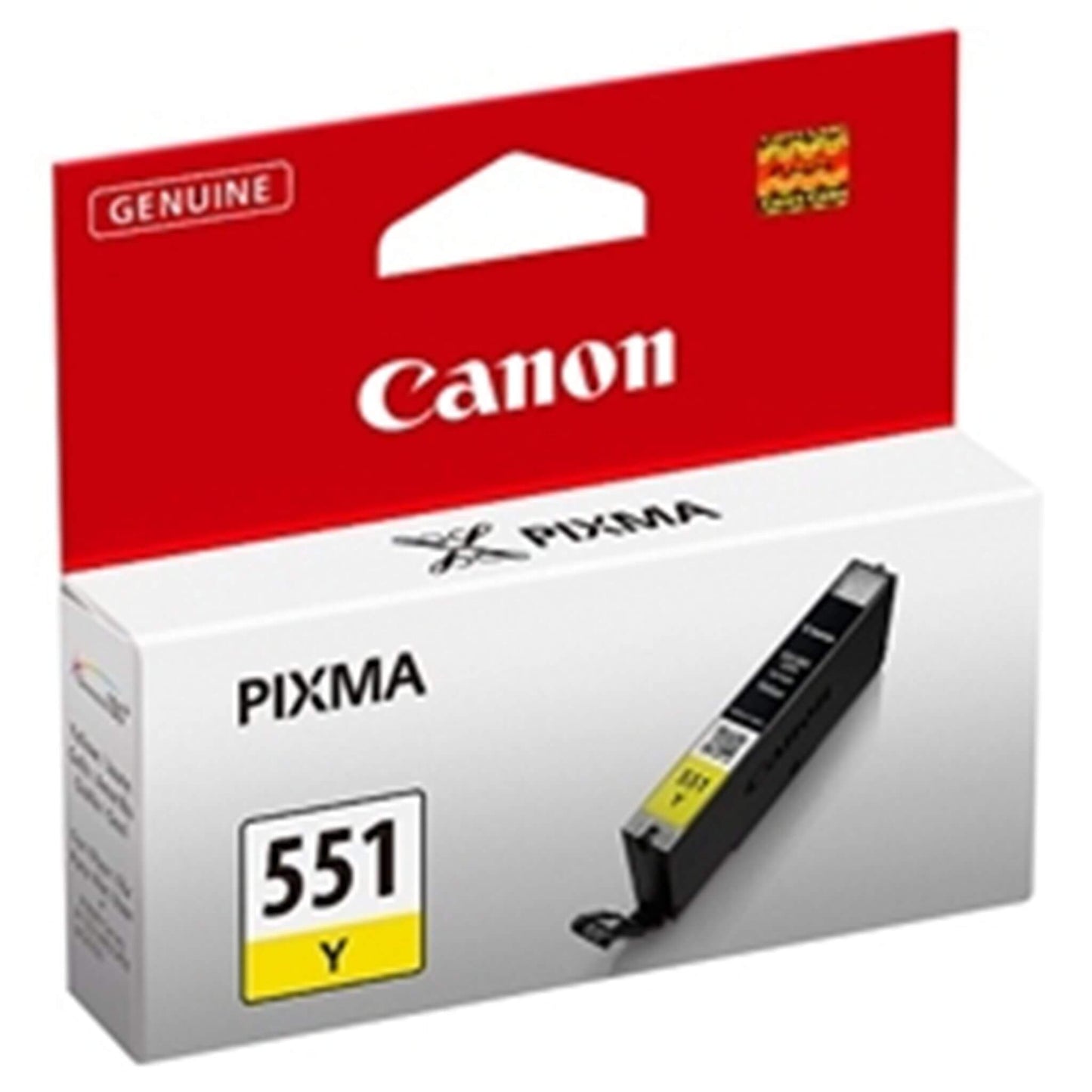 Keltainen mustepatruuna: Canon CLI-551Y | Finink.com