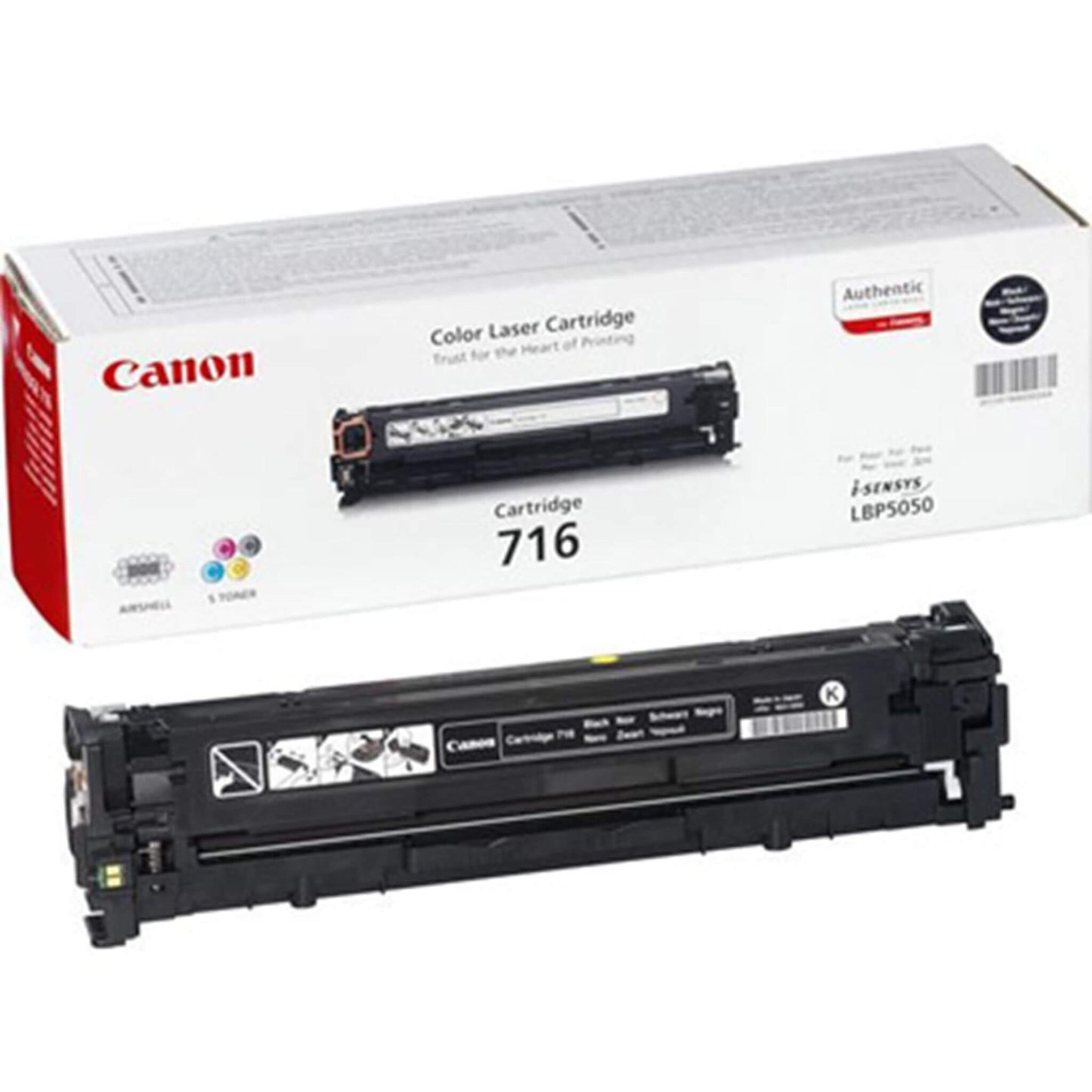 Musta värikasetti: Canon 716 Black (1980B002) | Finink.com