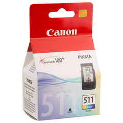 Kolmevärinen mustepatruuna: Canon CL-511