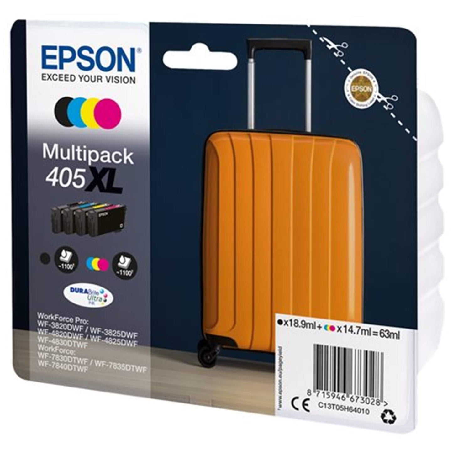 Multipack 4-väriä XL: Epson C13T05H64010 (405XL) | Finink.com