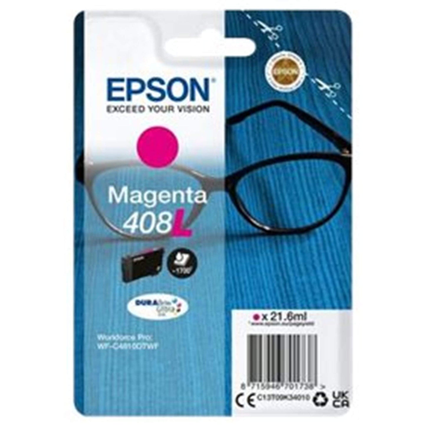 Magenta mustekasetti: Epson C13T09K34010 (408L) | Finink.com