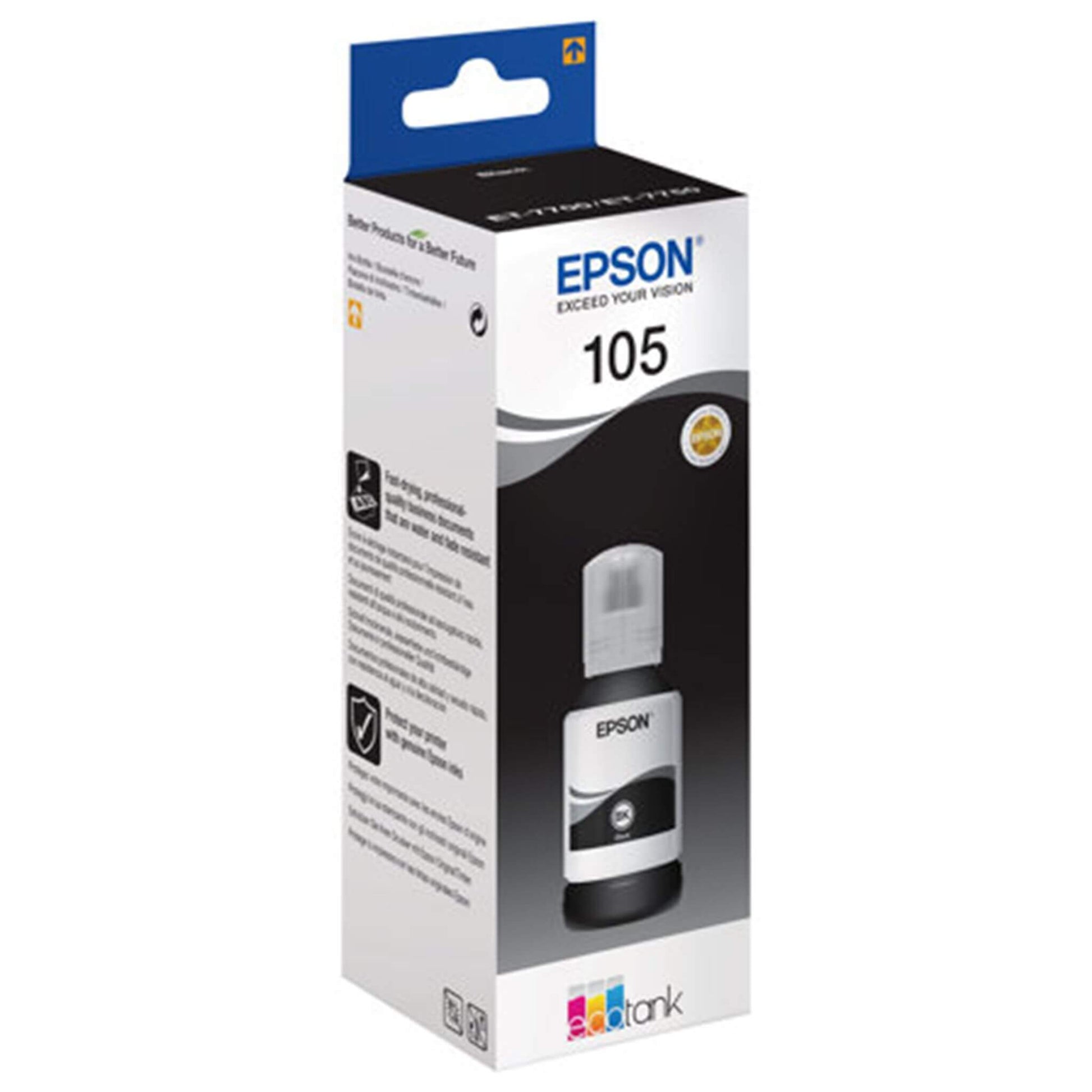 Musta mustepullo: Epson T00Q140 (105) | Finink.com