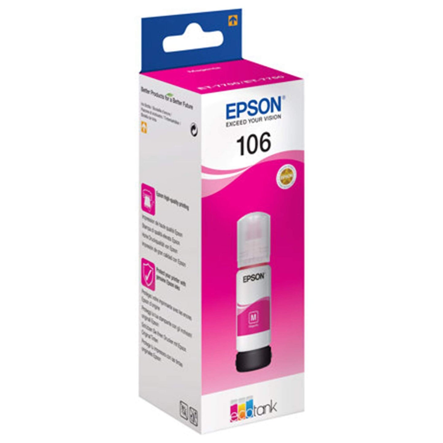 Magenta mustepullo: Epson T00R340 (106) | Finink.com