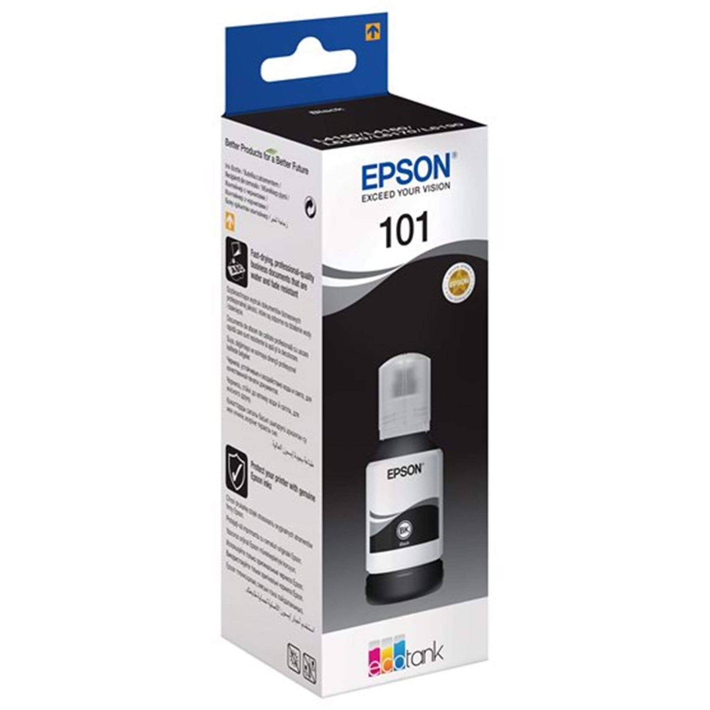 Musta mustepullo: Epson C13T03V14A (101) | Finink.com