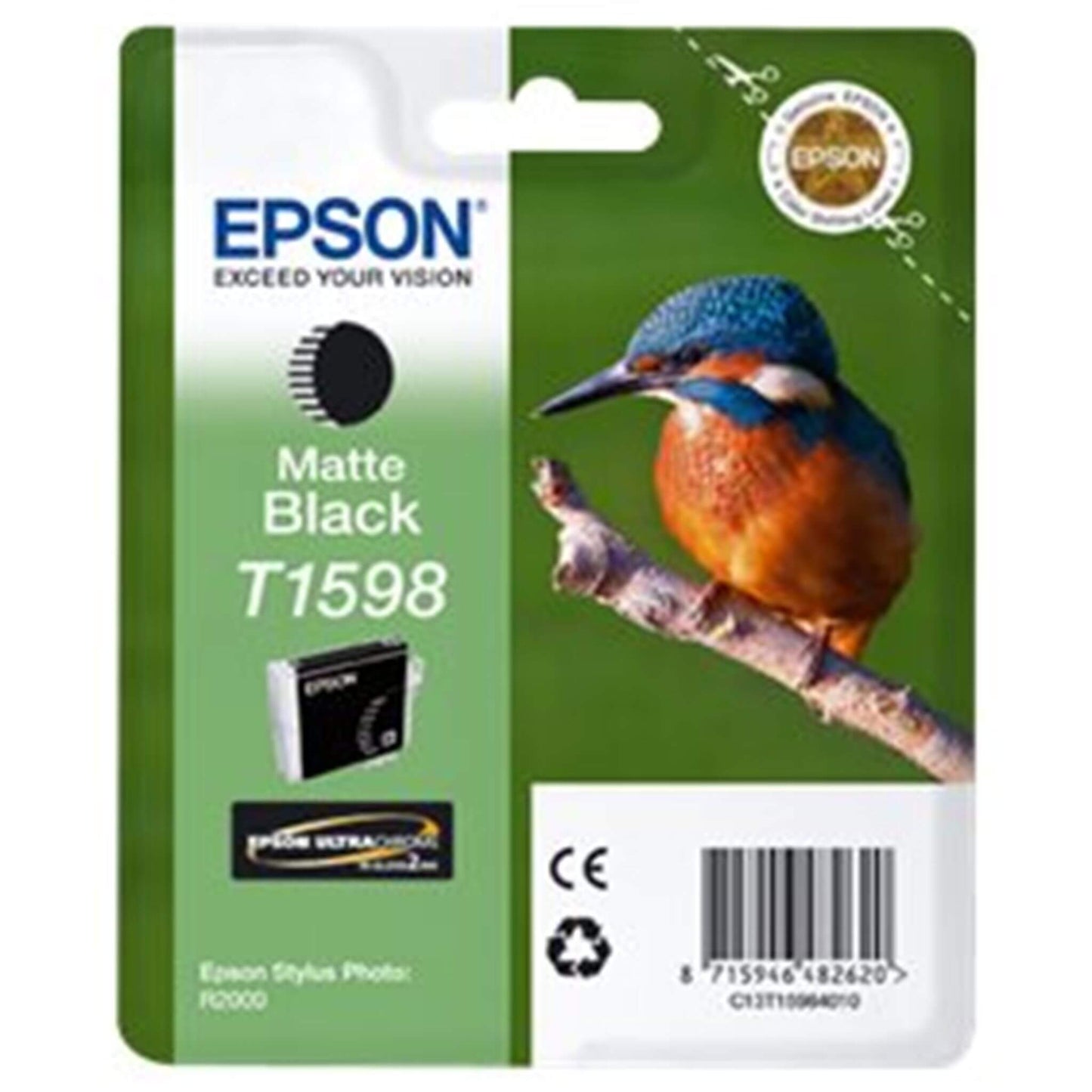 Matta musta mustepatruuna: Epson T1598 | Finink.com