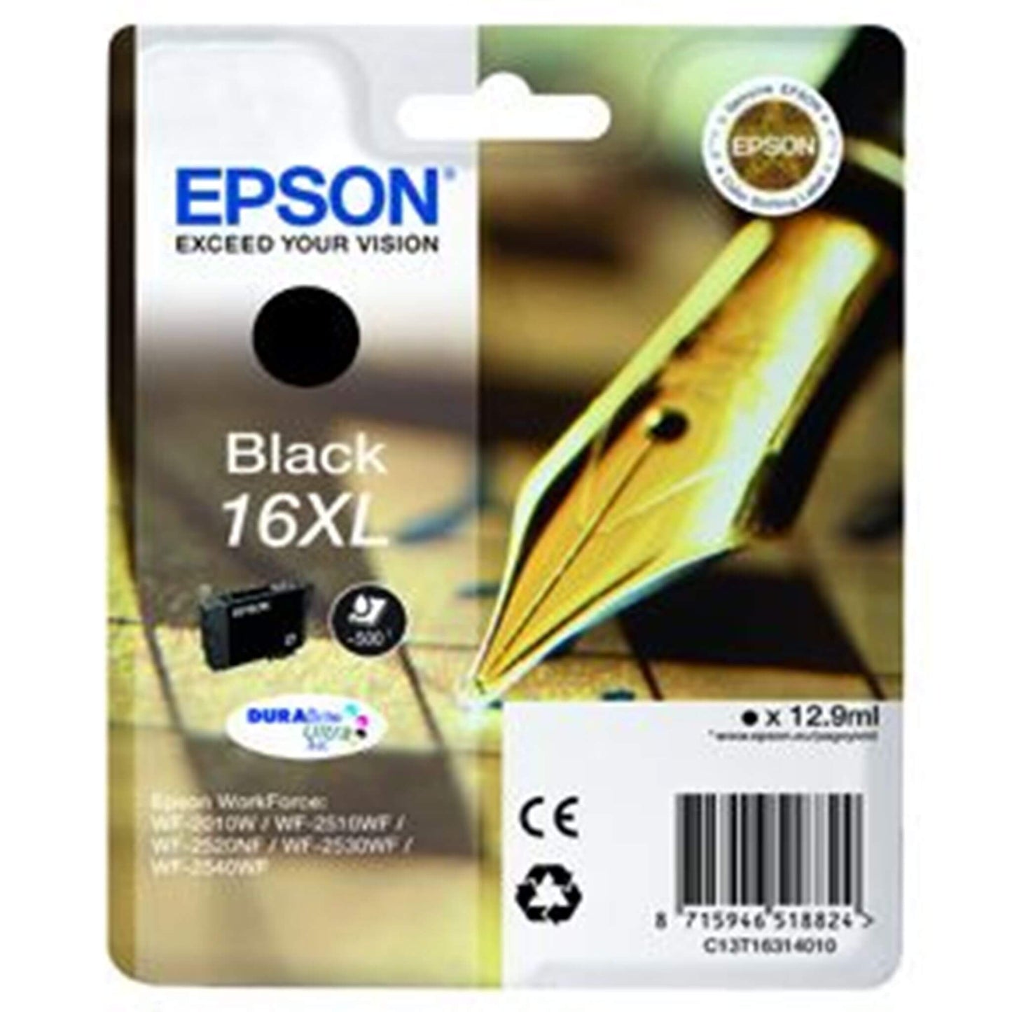 Musta mustepatruuna: Epson T1631 (Epson 16XL) | Finink.com
