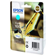 Epson 16 XL cyan mustepatruuna (T1632)