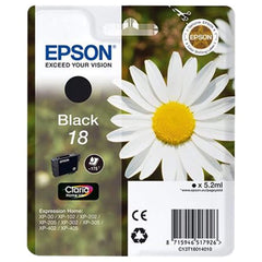Musta mustepatruuna: Epson T1801 (18)