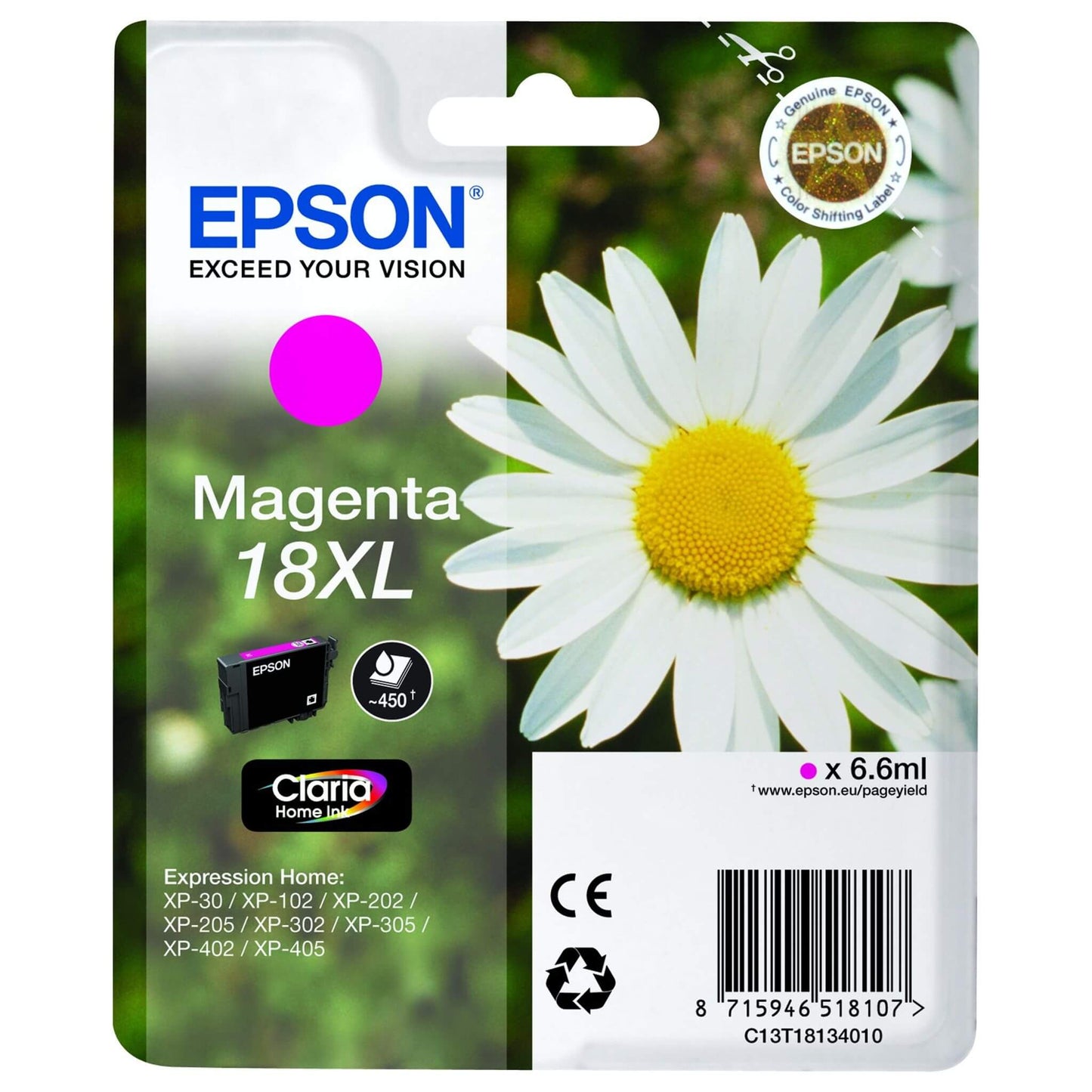 Magenta mustepatruuna: Epson T1813 | Finink.com