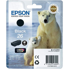 Musta mustepatruuna: Epson T2601 (26)