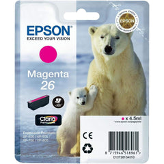 Epson 26 magenta mustepatruuna (T2613)