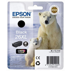 Musta mustepatruuna: Epson T2621 (26XL)