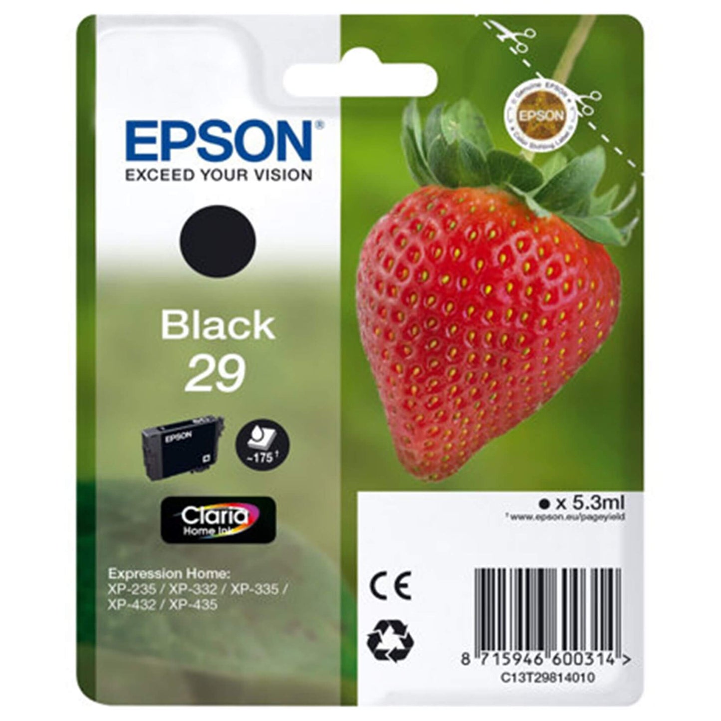 Musta mustepatruuna: Epson T2981 (29) | Finink.com