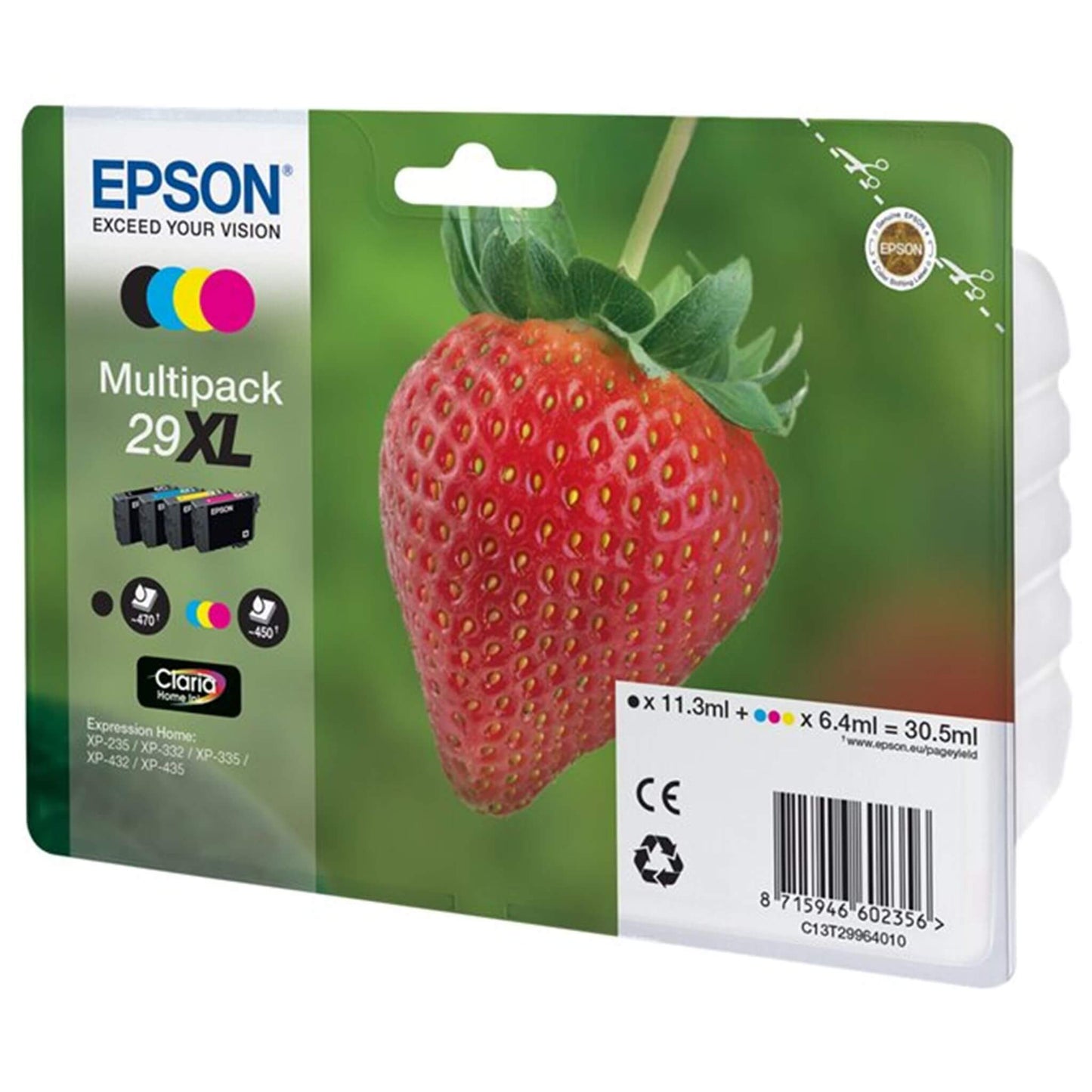 Neljän värin kasettisarja: Epson T2996 (29XL) | Finink.com