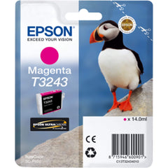 Epson T3243 magenta mustepatruuna