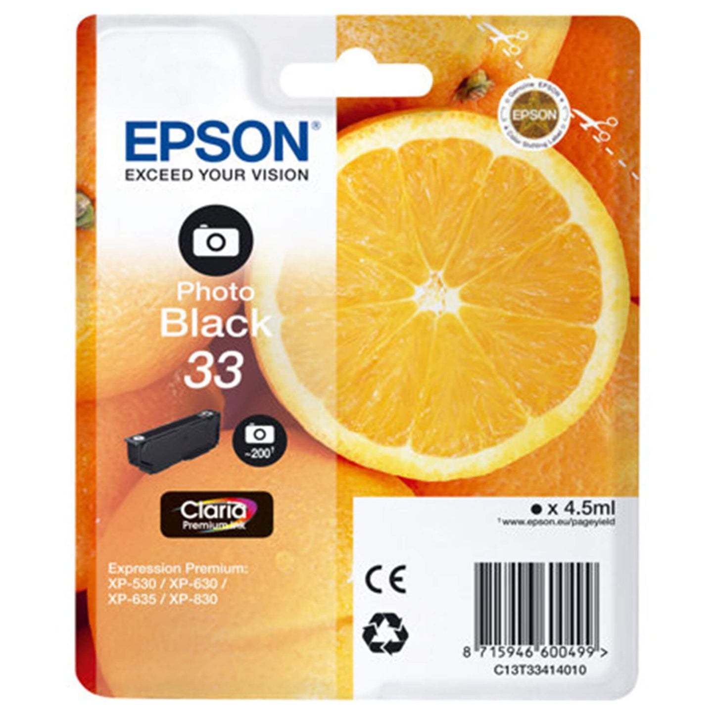 Photo musta mustepatruuna: Epson T3341 (33) | Finink.com