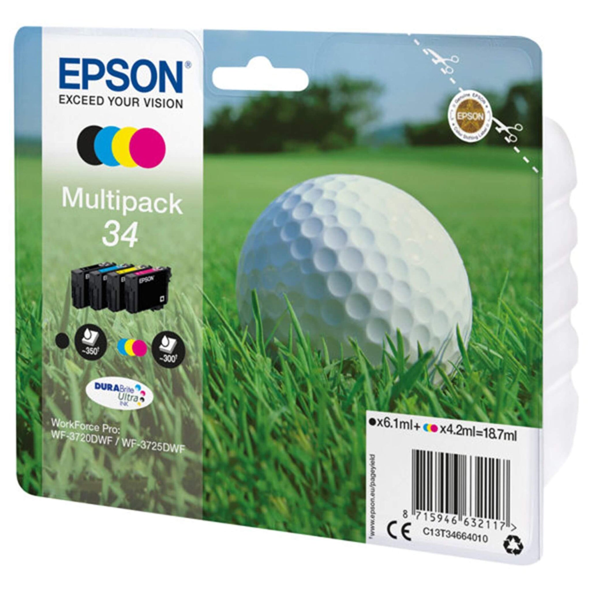 Multipakkaus neljä väriä: Epson T3466 | Finink.com