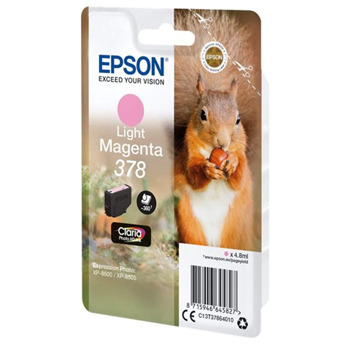 Light magenta mustepatruuna: Epson T3786 (378) | Finink.com