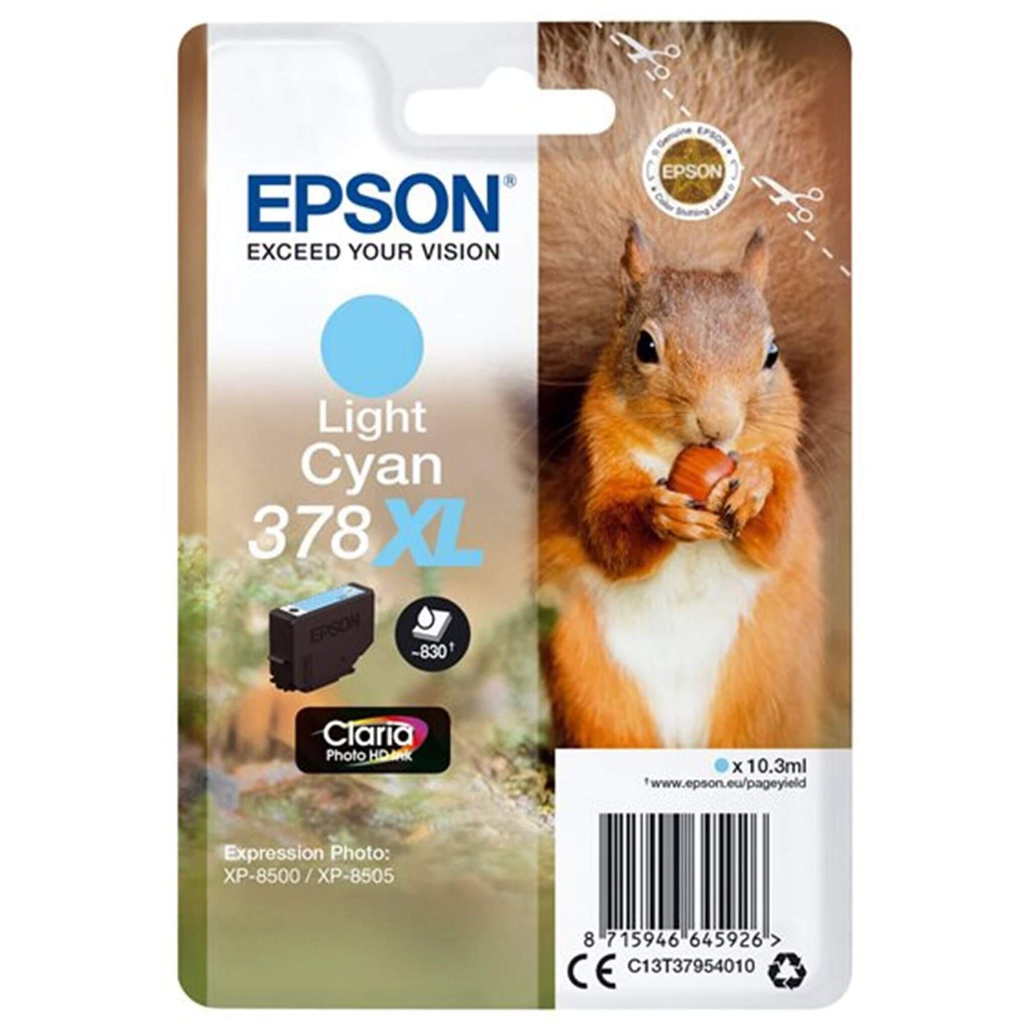 Light cyan mustepatruuna: Epson T3795 (378 XL) | Finink.com