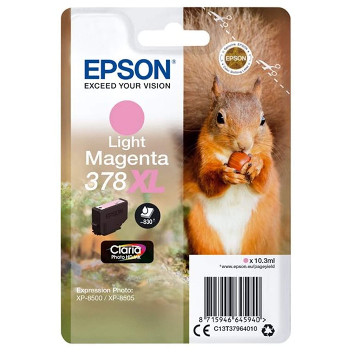 Light magenta mustepatruuna: Epson T3796 (378 XL) | Finink.com
