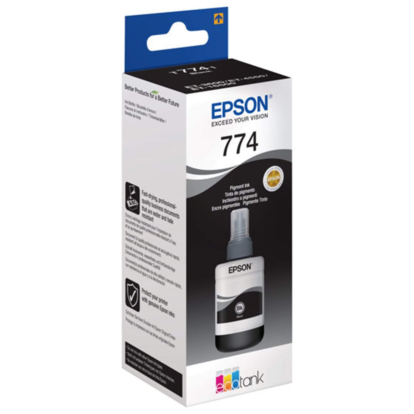 Pigmentti musta mustepullo: Epson C13T774140 | Finink.com