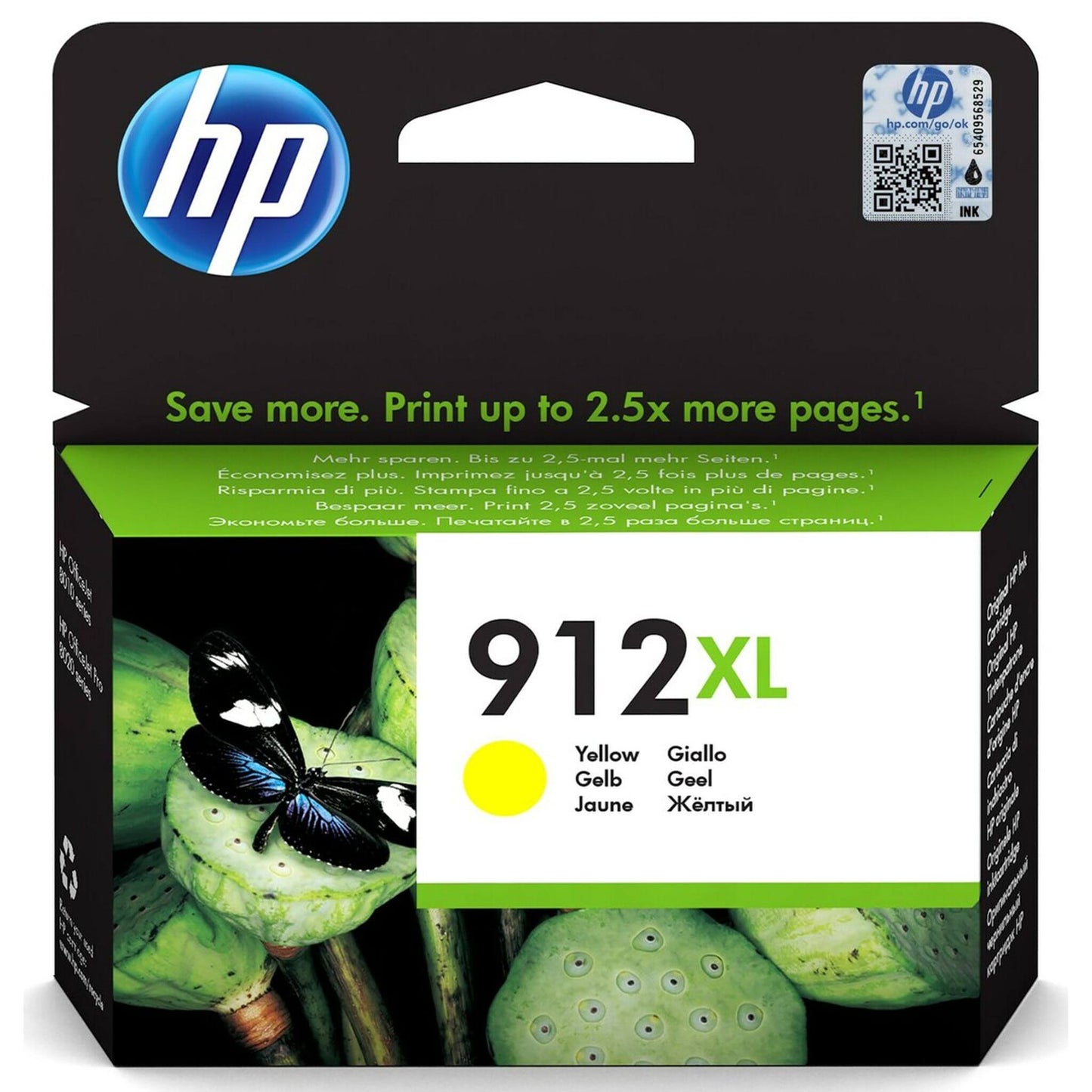 Keltainen mustepatruuna: HP 3YL83AE (912XL) | Finink.com