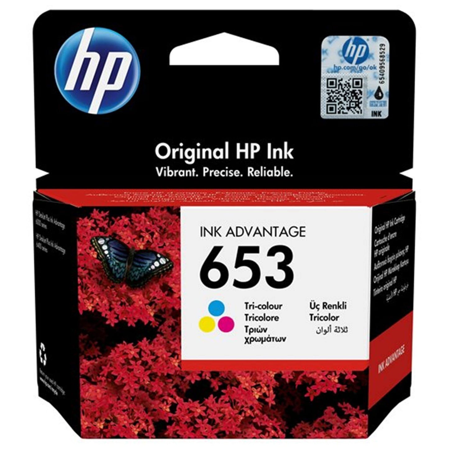 Kolmevärinen mustepatruuna: HP 3YM74AE (653) | Finink.com