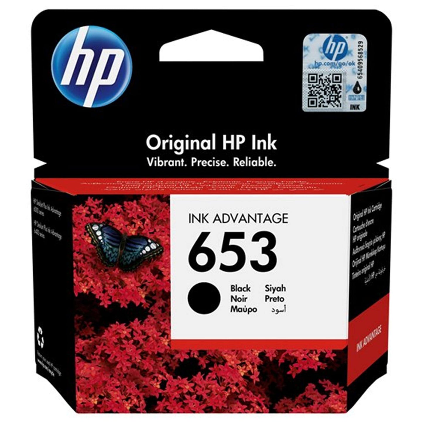 Musta mustepatruuna: HP 3YM75AE (653) | Finink.com