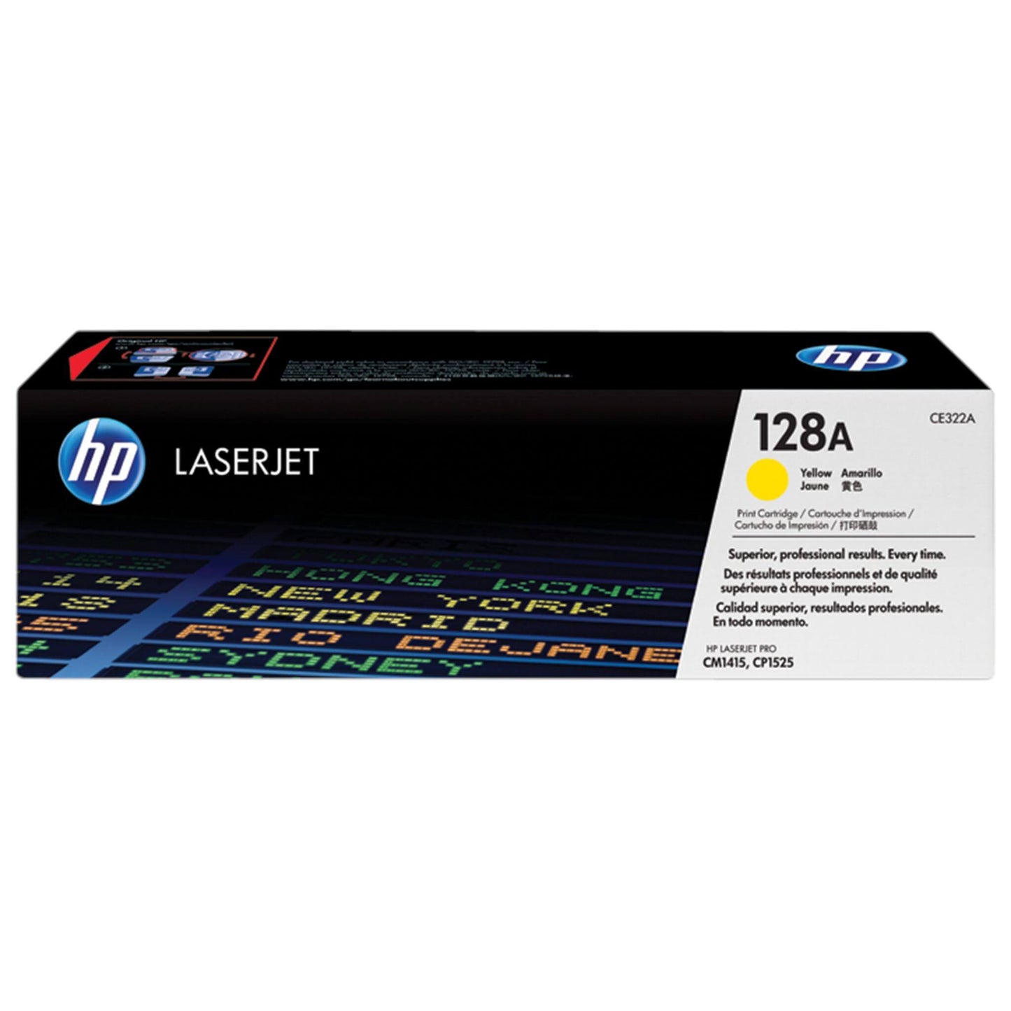 Keltainen värikasetti: HP CE322A (HP 128A) | Finink.com